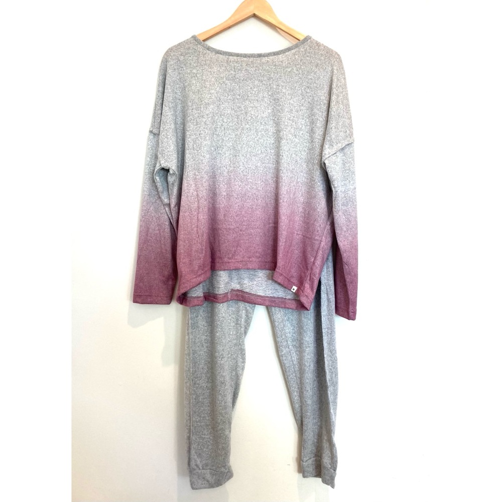 NWT Lucky Brand Pink Ombre Pajama Set